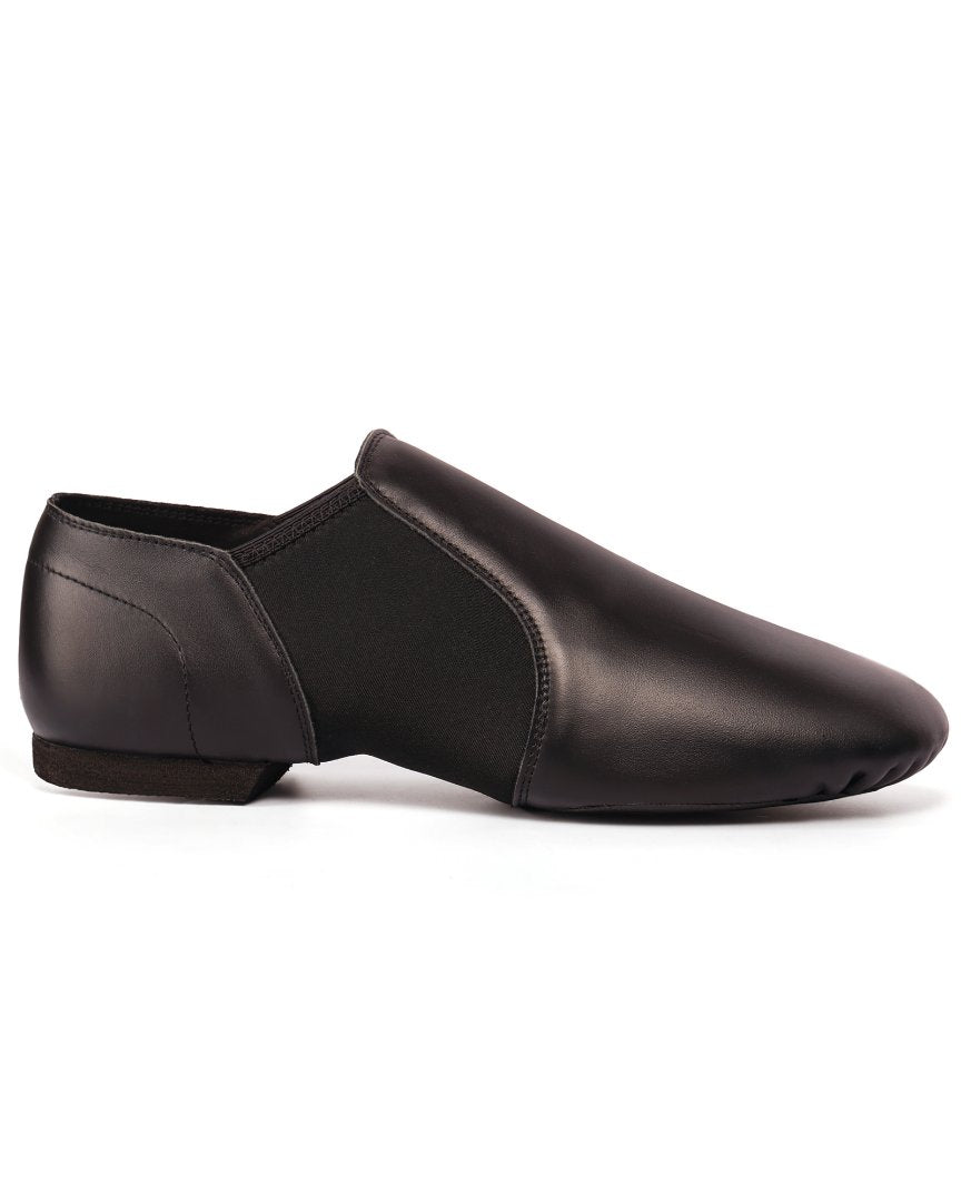 Leather Slip‑On Jazz Shoes with Arch Insert – Dynadans
