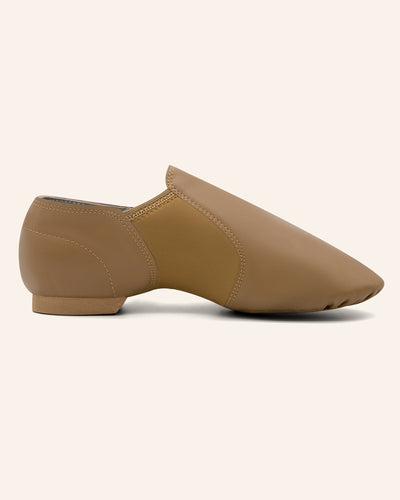 PU Leather Slip-On Jazz Shoe for Women and Men