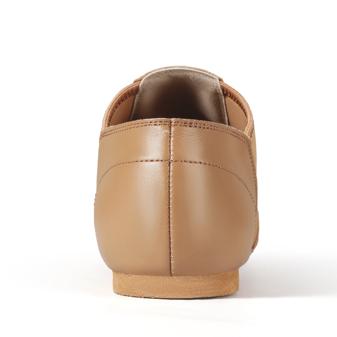 Leather Slip‑On Jazz Shoes with Arch Insert – Dynadans