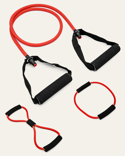 Power Resistance Band Set 3 Pieces- Exercise Tube Band
